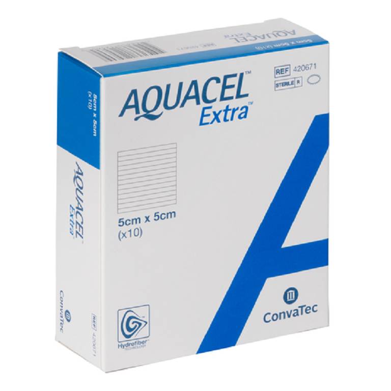 AQUACEL EXTRA HYDROFIBER 5X5CM