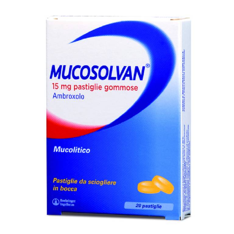 MUCOSOLVAN*20PASTL 15MG