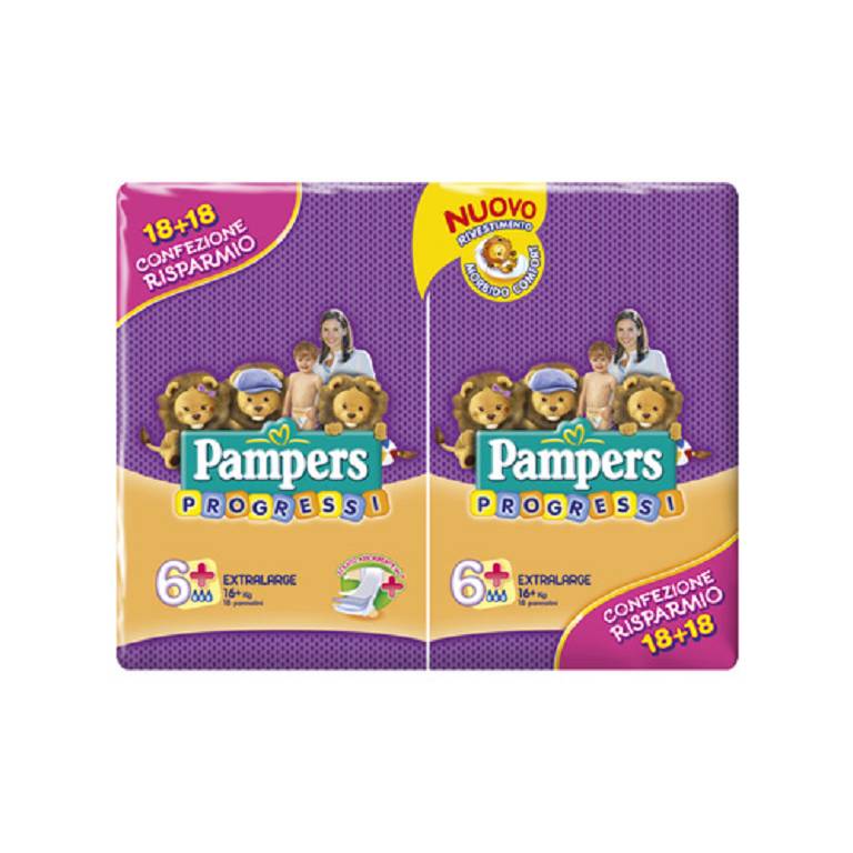 PAMPERS PROGRESSI PLAYTIM XL36