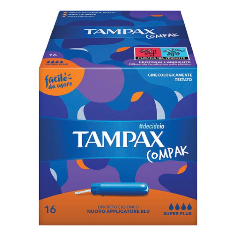 TAMPAX COMPAK SUPER PLUS 16PZ